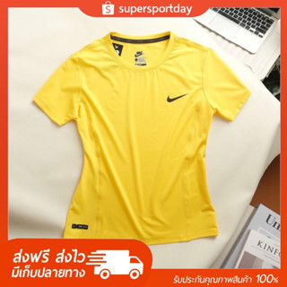 เสื้อออกกำลังกาย เสื้อกีฬาผู้หญิงคอกลม มี 7 สี [สินค้าถ่ายจากงานจริง]