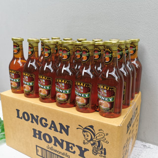 น้ำผึ้ง THAI HONEY (ไทยฮันนี่) ขนาด 360 กรัม ยกลัง 22 ขวดแถมฟรี 2 ขวด น้ำผึ้งป่า น้ำผึ้งลำไยแท้ น้ำผึ้งแท้ 100%