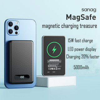 พาวเวอร์แบงค์ พาวเวอร์แบงค์ไร้สาย10000 mAh แม่เหล็ก PD20W แบตสำรอง รุ่นC06 Power Bank