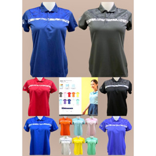 เสื้อโปโลหญิงแขนสั้น EG6172 มี12สีผ้าMicroeasycool