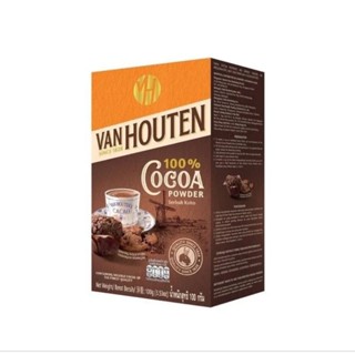 ผงโกโก้ 100g แวนฮูเต็น โกโก้ผง แวนฮูเต็น CoCoa Van Houten