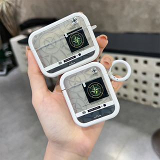 เคสแอร์พอด 3 Case Airpods pro2 case บัตรน้ำขึ้นน้ำลง ฮิพฮอพแฟชั่น STONE ISLAND Case Airpod 3 pro2 เคส Airpod 1 gen2 case