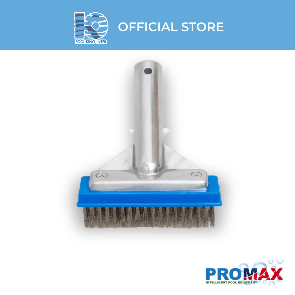 PROMAX 5" Stainless Steel Swimming Pool Brush แปรงขัดสระว่ายน้ำ ขนาด 5 นิ้ว วัสดุสแตนเลส ด้ามจับอะลูมิเนียม