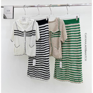 [ใส่โค้ดWDTYLB ลด 65฿] set 2 pcs เสื้อknitting #sen2356