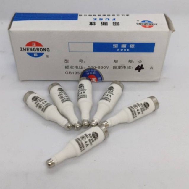 ฟิวส์เซรามิค R024 ฟิลล์ขวด ฟิวส์ 500V 2A 4A 6A 8A 10A 16A 20A 32A