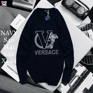 versace เสื้อยืดแขนยาว