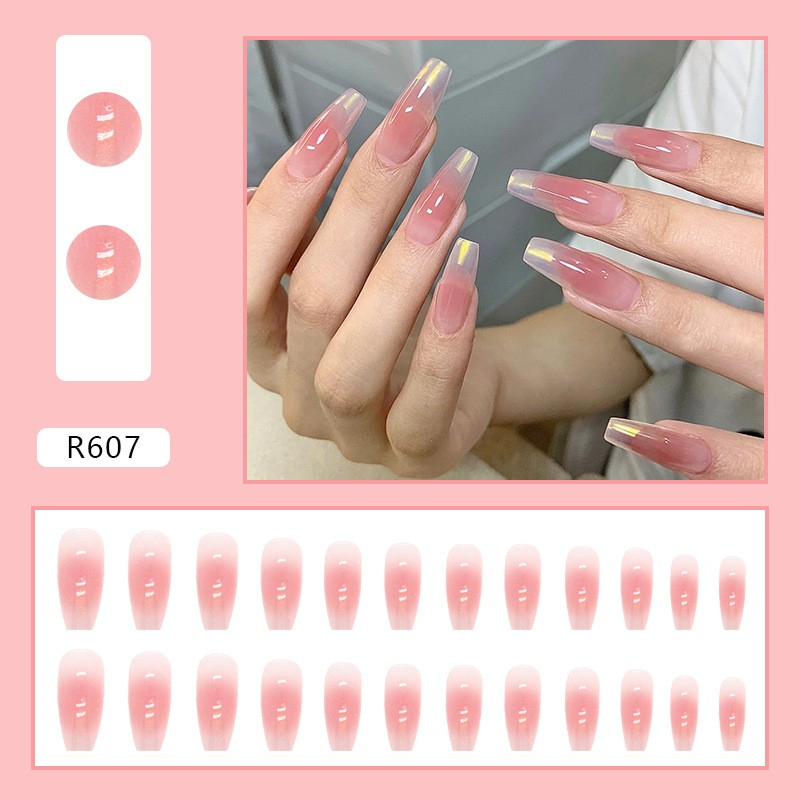 พร้อมส่ง เล็บปลอม [R607]เล็บปลอมกันน้ำ อุปกรณ์ทำเล็บ ถูกสุด พร้อมส่ยาง