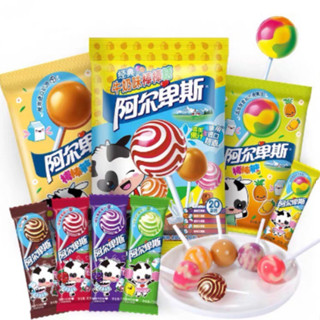 P118 Fruit Milk Lollipop ลูกอม อมยิ้ม 1ห่อ 20ชิ้น ลูกอมรสนม ลูกอมผลไม้ 10g อมยิ้มสายรุ้ง ขนมราคาถูก ลูกอมรสนมผสมผลไม้