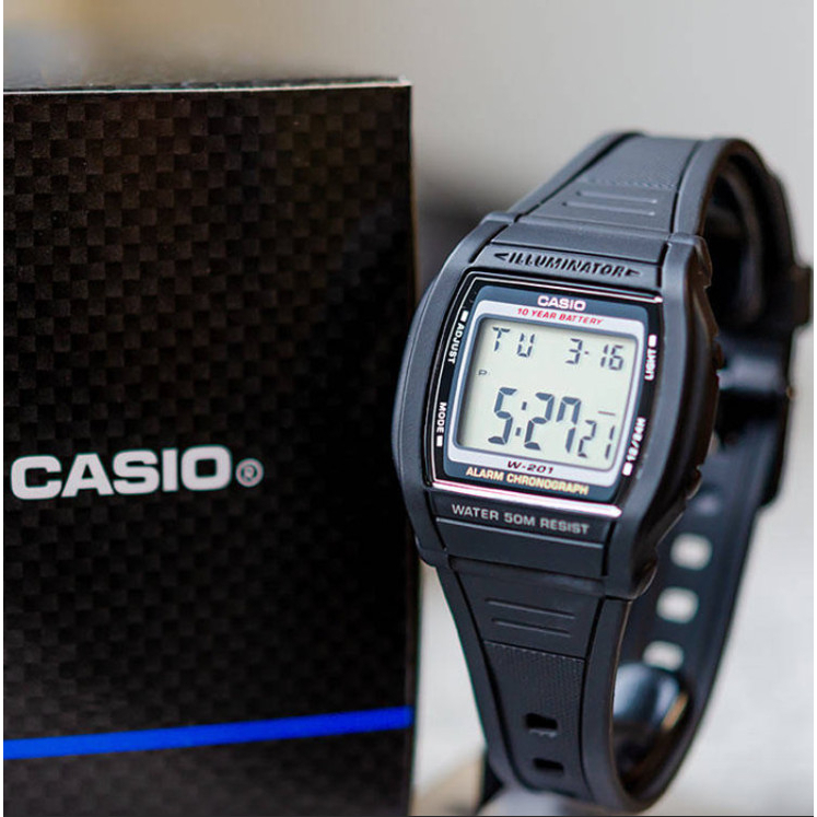 แท้แน่นอน 100% หายากสุดๆ กับ Casio W-201-1BV อุปกรณ์ครบทุกอย่างพร้อมใบรับประกัน CMG ประหนึ่งซื้อจากห้าง
