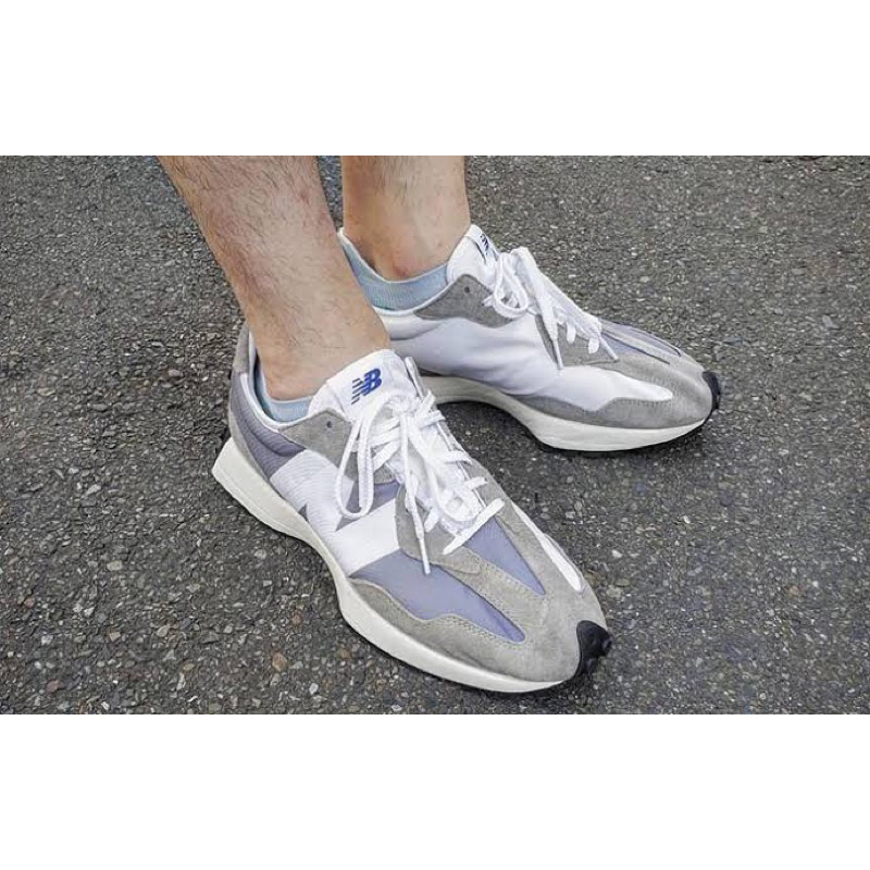 NewBalance 327 Gray/White 5.5Us 23.5Cm