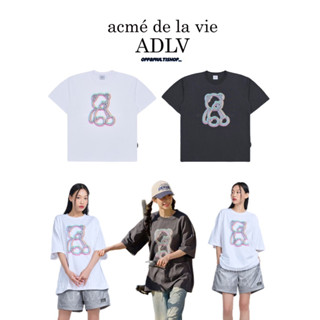 ✨🇰🇷ADLV✨🇰🇷 METAL LINE BEAR SHORT SLEEVE T-SHIRT ✨