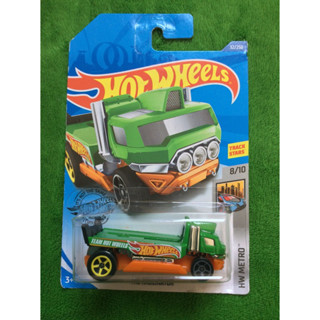 Hotwheels รถสไลด์ เขียน-ส้ม