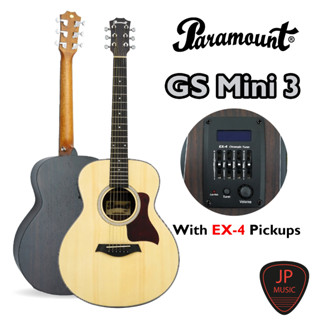 Paramount GS Mini 3 กีต้าร์โปร่งไฟฟ้า [แถมฟรี กระเป๋าใส่กีต้าร์+ปิ๊ก+ประแจขันคอ]