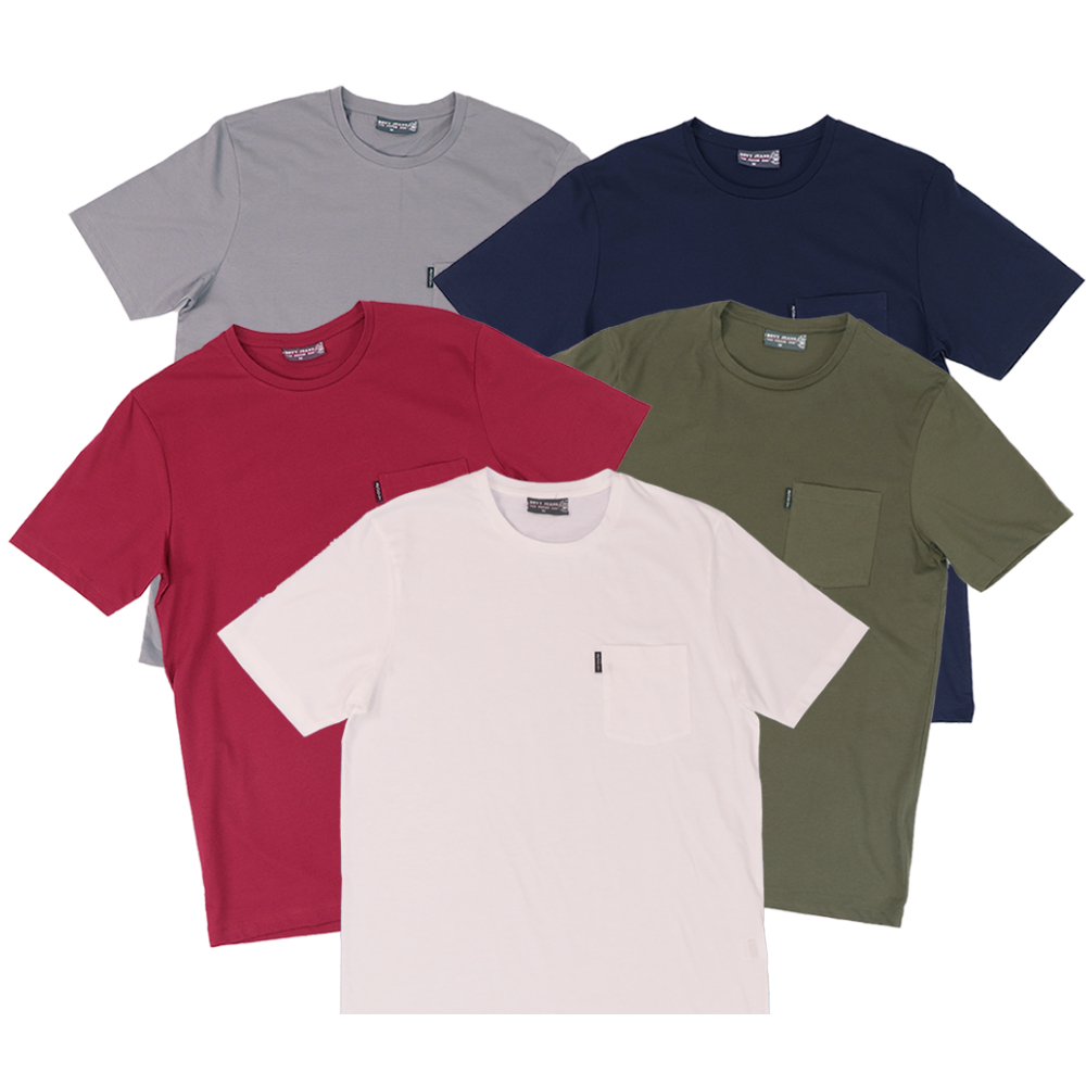 BOVYT-SHIRT X เสื้อยืดพรีเมี่ยมคอตตอลทวิลสีพึ้นผ้านำเข้าเย็น บางเบา BC2329