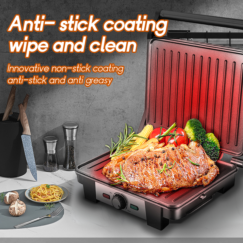 Household double-faced steak grill steak toaster frying oven breakfast machine sandwich maker roasti