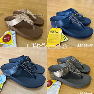 Fitflops รองเท้าแตะ K26 Rumba Thong สําหรับสตรี รองเท้าสุขภาพ พื้นนิม