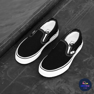 [ของแท้ ส่งฟรี จากไทย] VANS CLASSIC SLIP-ON BLACK/TRUE WHITE