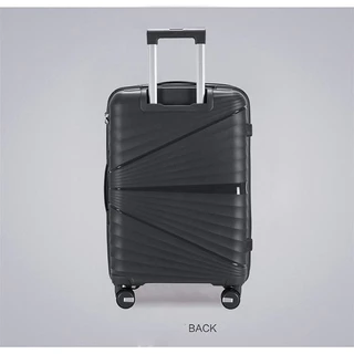 กระเป๋าเดินทาง ขนาด 20นิ้ว 24 นิ้ว PP 100% เหนียว ทน ทนที่สุด TSA LOCK ซิปกันขโมย 4ล้อ ล้อคู่ กระเป๋าล้อลาก กระเป๋าขึ้น