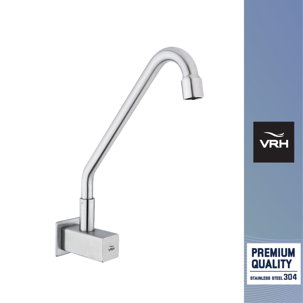 VRH ก๊อกน้ำสำหรับอ่างล้างชามแบบเดี่ยวผสมคอสวิงแบบตั้งพื้น รุ่น HYBRID HFVSP-1001H5