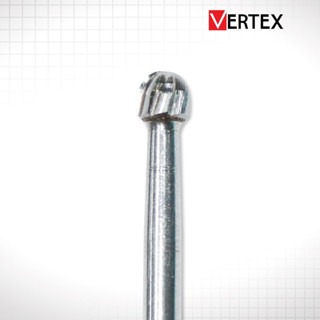 [ ยี่ห้อ Vertex ] หัวกรอคาร์ไบด์ Carbide สำหรับด้ามกรอเร็ว กรอช้า และก้านยาว ทรงกลม Round CB1