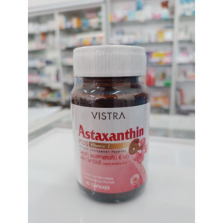 Vistra Astaxanthin Plus Vitamin E 6 mg (30 Capsules)