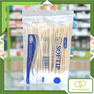 Longmed Softip ไม้พันสำลี สำลีก้าน Cotton Swabs ถุง100ก้าน