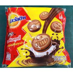 Ovaltine Chocolate Malt Cookie โอวัลตินคุกกี้ 24 กรัม (แพ็ค 12 ซอง x 3 ชิ้น)