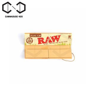 RAW Organic Connoisseur 1 1/4 with filter paper 78 mm. RAW Organic Connoisseur 78mm.