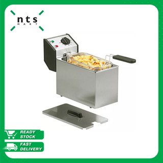 ROLLER GIRLL  FRYER COUNTER  เตาทอดไฟฟ้าและฟิลเตอร์กรองน้ำมัน ขนาด 5 ลิตร รุ่น ROL1-FD50