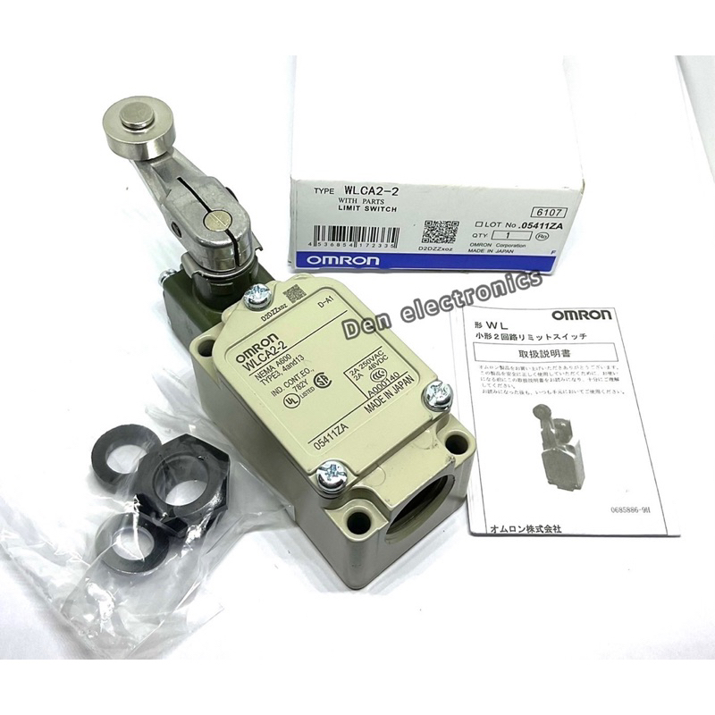 ลิมิตสวิตซ์ Omron แท้ LIMIT SWITCH  รุ่น WLCA2-N  WLCA2-2N  WLCA2-2  WLCA12-N  WLCA12-2N สินค้าพร้อม