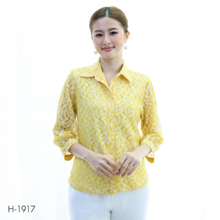 MIKIKO Shirt MI-H1917 ลูกไม้เอ็มม่า แขนยาว IGPU22-12