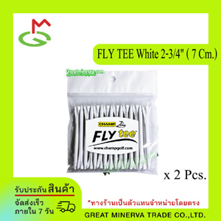 ทีพลาสติก-ไม่มีชื่อ ขาว กลาง 7cm. 2-3/4" 92921 / CHAMP FLY TEE -1