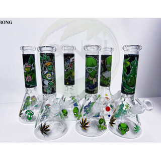 [จัดส่งวันนี้] COD บ้องแก้ว Bong Glass สูง25cm มีหลายแบบ (ครบชุด)