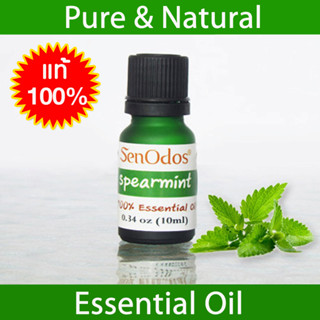 SenOdos น้ำมันหอมระเหยแท้ 100% กลิ่นสเปียร์มินท์ Spearmint 100% Pure Essential Oil 10 ml.