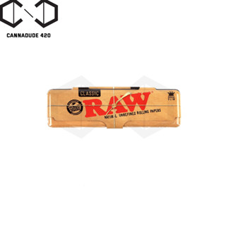 Raw Paper Case เคสกระดาษ Raw rolling paper case KSSs กล่องเหล็ก Raw Classic Slim Tin Case