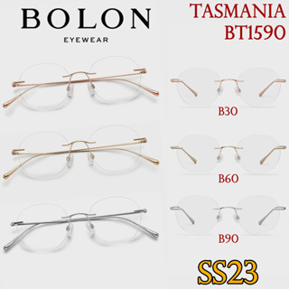 SS23 BOLON กรอบแว่นสายตา รุ่น Tasmania BT1590 B30 [ฺTitanium / β Titanium] แว่นของญาญ่า แว่นของเจเจ โบลอน