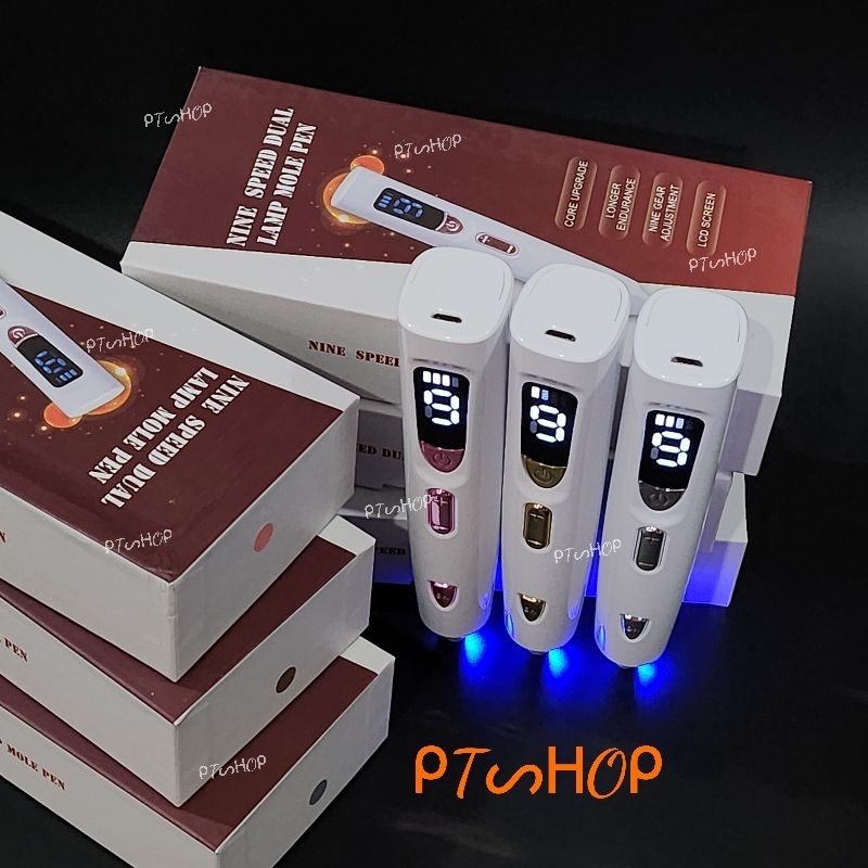 เครื่องจี้ไฝ ขี้แมลงวัน ติ่งเนื้อ จุดดำ ปรับได้ 9 ระดับ ( ใช้เครื่องไม่เป็น❌️ห้ามซื้อ) – โปรปัง
