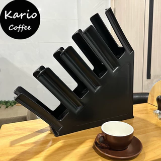 พร้อมส่ง｜สี่ช่อง ที่วางแก้วร้านกาแฟ กล่องใส่แก้วกาแฟ Cup Holder