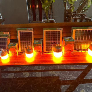 ไฟตุ้ม ไฟพี่โบ้ 500W FLASH SALE ไฟตุ้ม ขาว/ไล่ยุง3สี โซล่าเซลล์ หลอดพี่โบ้ Solar Light หลอดไฟ พลังงานแสงอาทิตย์