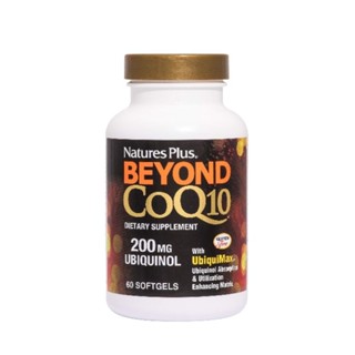 NaturesPlus Beyond CoQ10 coenzyme Q10 200 mg Ubiquinol With UbiquiMax Calcium Magnesium Selenium Potassium Nature s plus