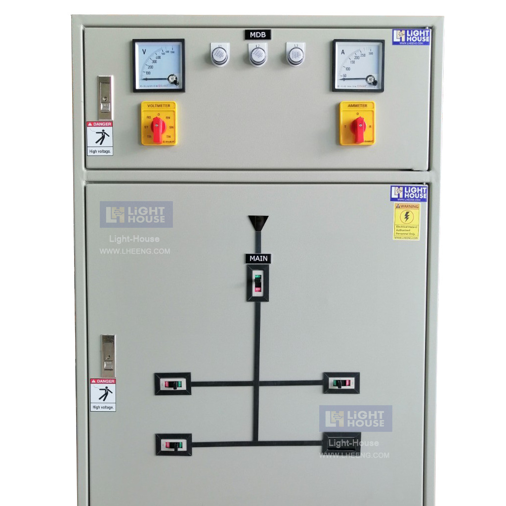 ตู้ MDB (MAIN DISTRIBUTION BOARD) 3P250A 4 FEEDERS MITSUBISHI (For Transformer 160 kVA) ตู้ MDB ขนาด