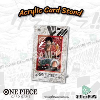 One Piece Card Game - Acrylic Card Stand การ์ดเกมวันพีซ ภาษาญี่ปุ่น ของแท้ มี มอก.