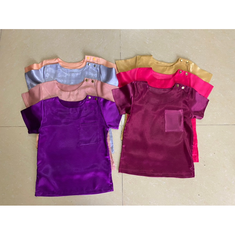 เสื้อไทยเด็ก ชุดไทยเด็กอนุบาล ชุดไทยเด็กใส่ไปโรงเรียน