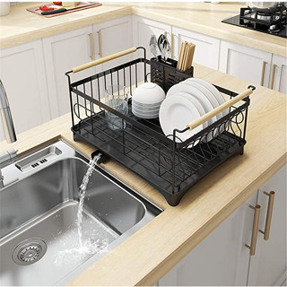 ชั้นวางจาน ระบายน้ำ Kitchen Countertop Drain Rack -มีพร้อมส่ง-