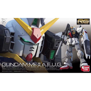 โมเดลกันดั้ม BANDAI ของแท้ HG 1/144  GUNDAM Mk-II A.E.U.G. จาก Gandum base