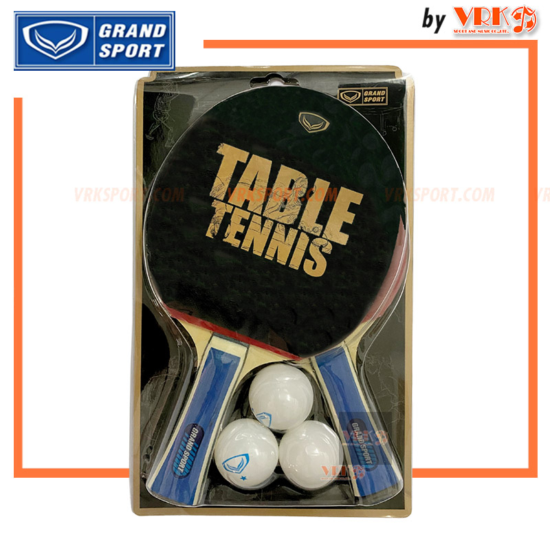 GRAND SPORT ไม้ปิงปอง แพ็คคู่ รุ่น HITTER 1  พร้อมลูกปิงปอง 3 ลูก รหัส 378268