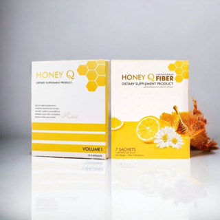 แท้💯% Honey Q ฮันนี่คิว Dietary Supplement Prodct อาหารเสริมการควบคุมน้ำหนัก (10caps) มี 2 แบบจ้า