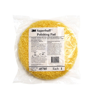 3M 05705 ลูกขัดขนแกะสีเหลืองขัดเงา8"แบบ2หน้าSuperbuff Polishing Pad