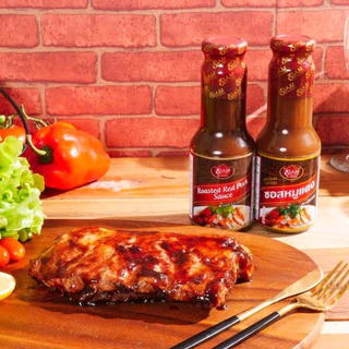 ซอสหมูแดง อันดับ1 เจ้าแรกสูตรดั้งเดิมนครปฐม เพียงราดพร้อมเสิร์ฟ 300ml ราดได้ 4-5จาน อร่อยหอมกลมกล่อม