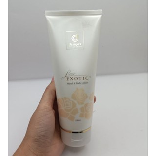 Designer Fleur Exotic hand &amp; body lotion ดีไซน์เนอร์ เฟลอร์ เอ็กโซติด แฮนด์ แอนด์ บอดี้โลชั่น 200 มล.